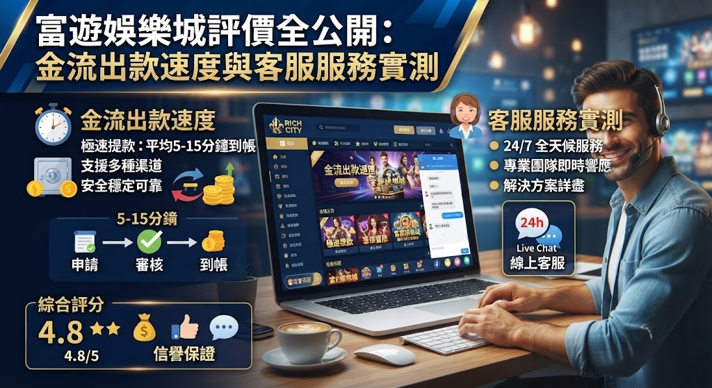 金流出款速度與客服服務實測